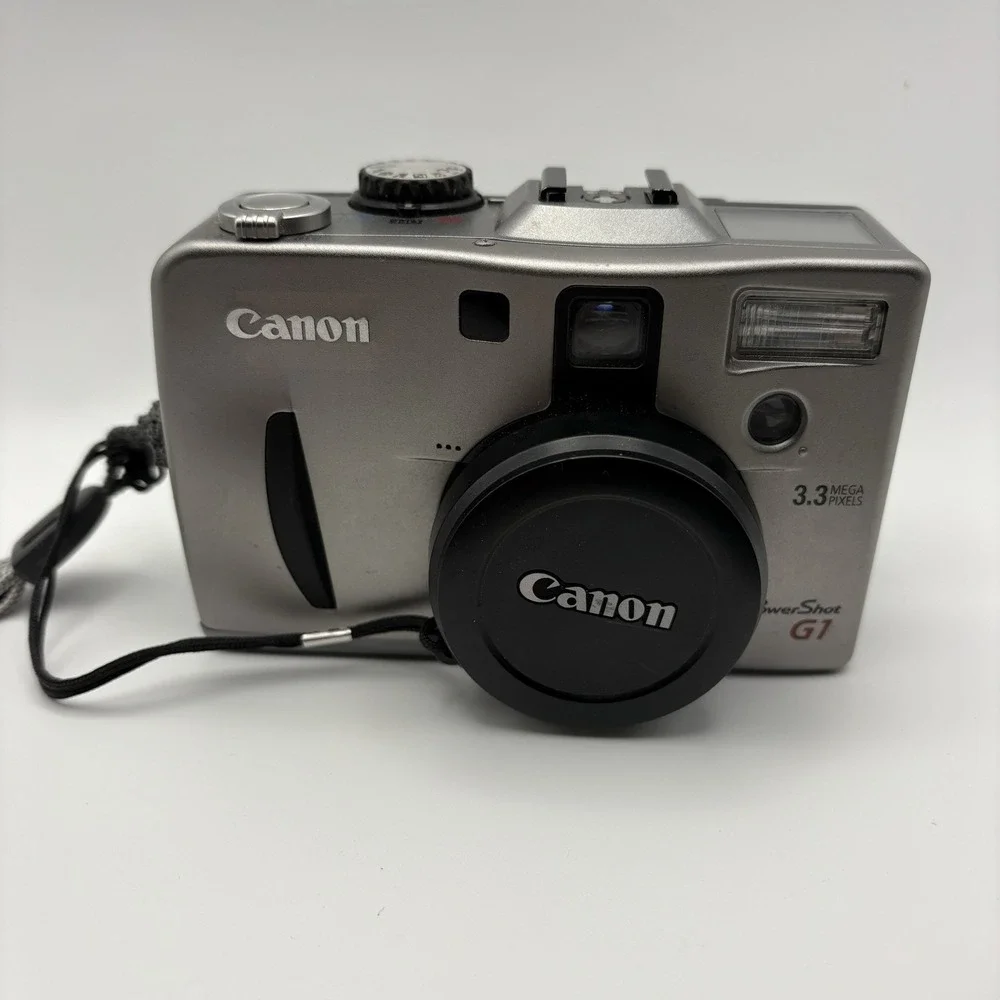 Canon PowerShot G1 3.3MP Digital Camera Silver - No Battery No Charger Untested